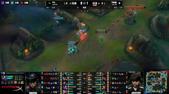 Creme 阿卡丽影舞发展阵容在中期团战中无力， Invictus Gaming 被 Top Esports 淘汰了；